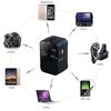 1 db Univerzális Utazó Dugó Adapter 2 USB Porttal Világutazó AC Hálózati Töltő Adapter AU US UK EU Átalakító Adapter USB Töltő Új