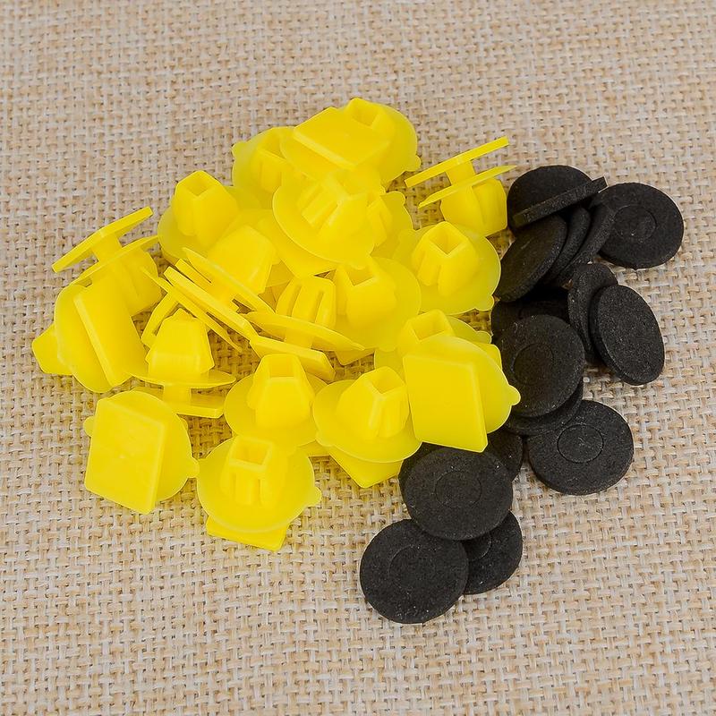 50Pcs Car Front Door Lower Trim Panel Retainer Clip Fit for Lexus Toyota Alphard Nylon