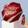 Detroit Red Wings Printed 5?Fold Mini Umbrella 8?Rib Windproof Compact Umbrella For Women Pocket Carry