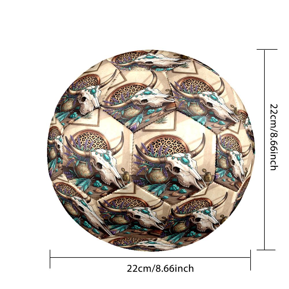 1pc Wild Boho Size 5 Soccer Ball Professional Match Training Football Indoor &Outdoor Sports Ball Training Ball Lightweight Durable y43
