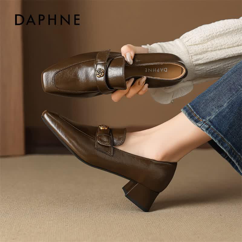 Daphne Women s Retro British Style Loafers 240