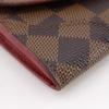LOUIS VUITTON Portefeiulle Kaisa Purse N61221 Slys Brown Damier canvas Women Used
