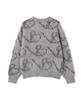 Schott SHAGGY KNIT ORIGINAL HEART Men's Size L 410 Charcoal 782-4240001