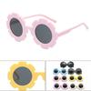 Children'S Cartoon Sunglasses Frame Matte Cute Boys And Girls Baby Flower Glasses Uv400 Sunglasses