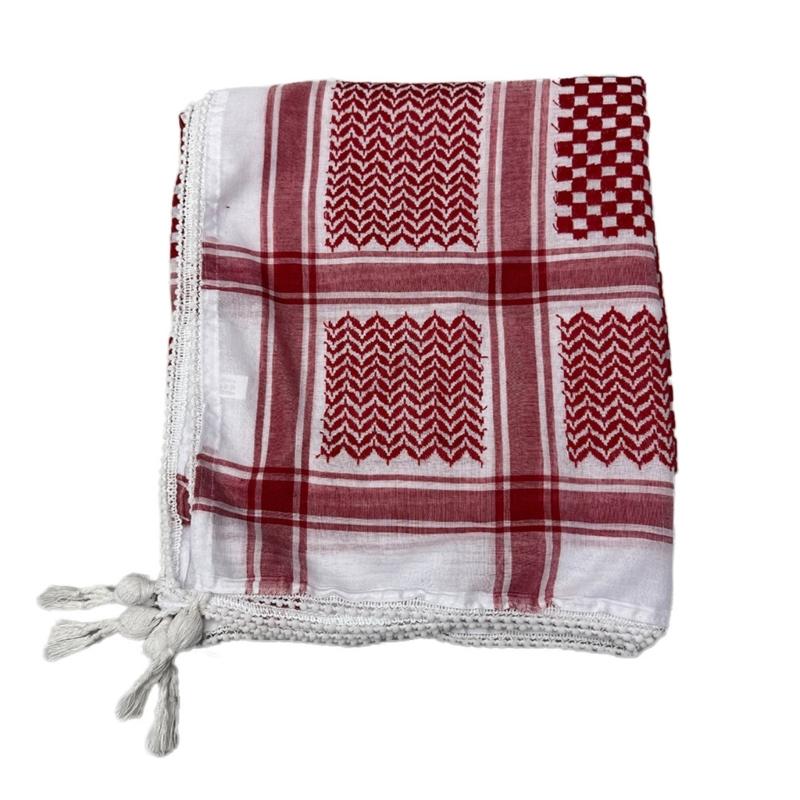 

Unisex Middle Eastern Keffiyeh Scarf Comfortable and Breathable Shemagh Head Scarf for Fashion Enthusiasts Daily Wear