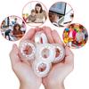 5pcsTransparent Adhesive Tape 12mm*30Y with Tape Dispenser Stationery Clear Hand Teared Tape Single Sided Strong Sticky Typo for Office Home Handcraf