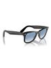 Ray-Ban Wayfarer RB2140F 901/3F 52 Black Frame Clear Gradient Blue Lens
