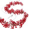 Artificial Red Berry Vine Garland Christmas Decor Holiday Party Home Wedding Styling