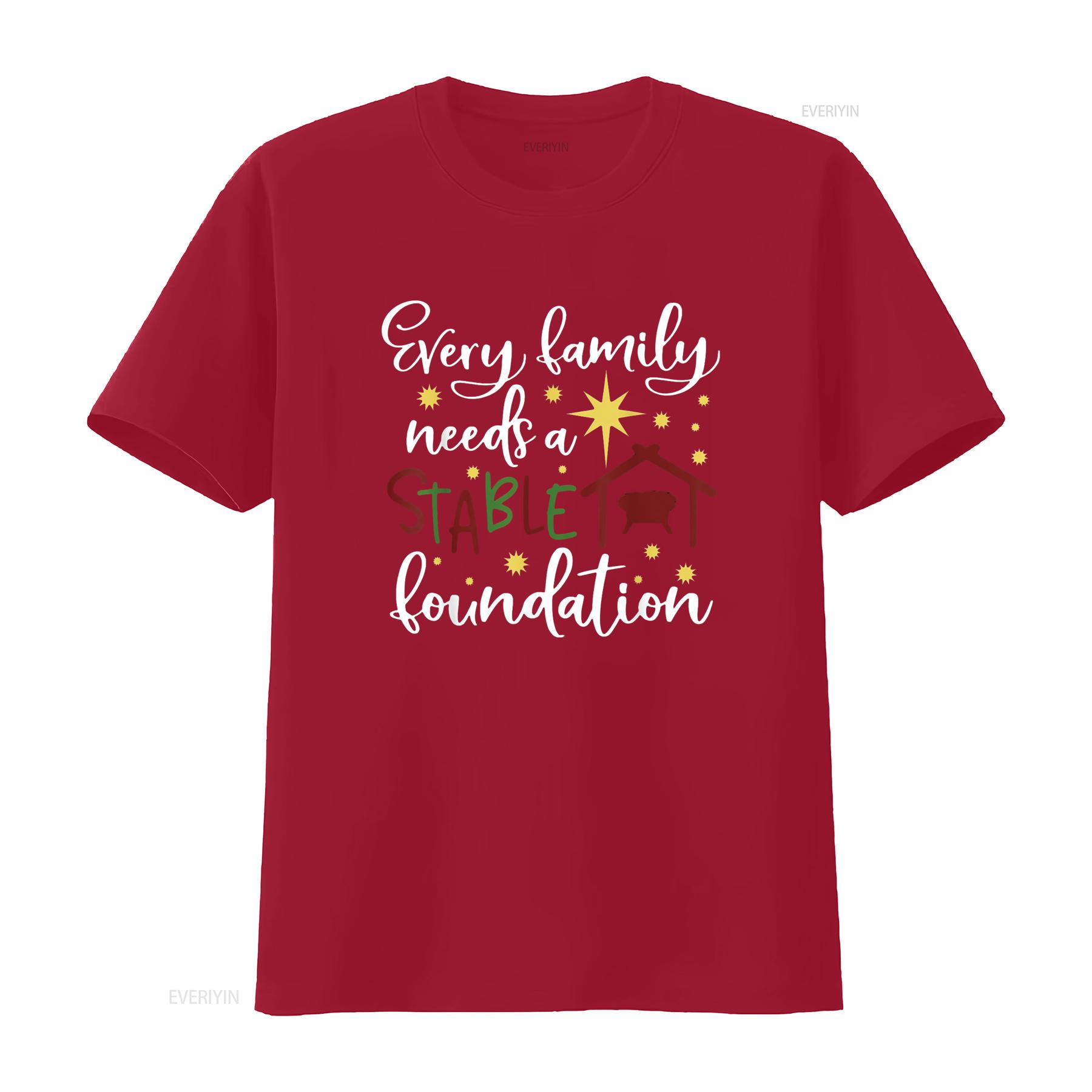 Christmas Christian Saying Religious Quote Family Xmas T Shirt vintage Washed designer clothes fashion streetwear homme S