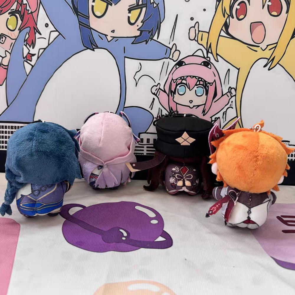 Genshin Impact Plush Toys Tartaglia Hu Tao Kaeya Citlali Starfish Body Stuffed Dolls Anime Figure Pendant