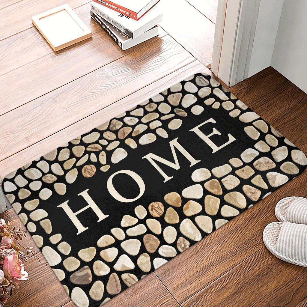 Europe Style Simulation Stone Doormat Mat Anti-Slip  Bathroom Kitchen Garage Rug Carpet 40*60cm