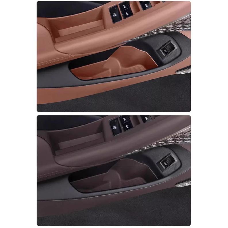 Für BMW 5er I5 G60 2024 TPE Auto Türschlitz Aufbewahrungsbox Handyablage Auto Innenraum Schutz Zubehör