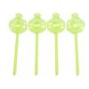 4PCS Self Watering Planter Inserts Transparent Plastic Automatic Plant Watering Globe for Gardening