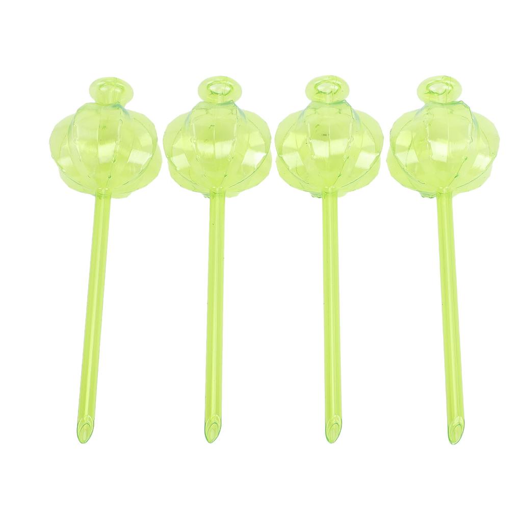 4PCS Self Watering Planter Inserts Transparent Plastic Automatic Plant Watering Globe for Gardening