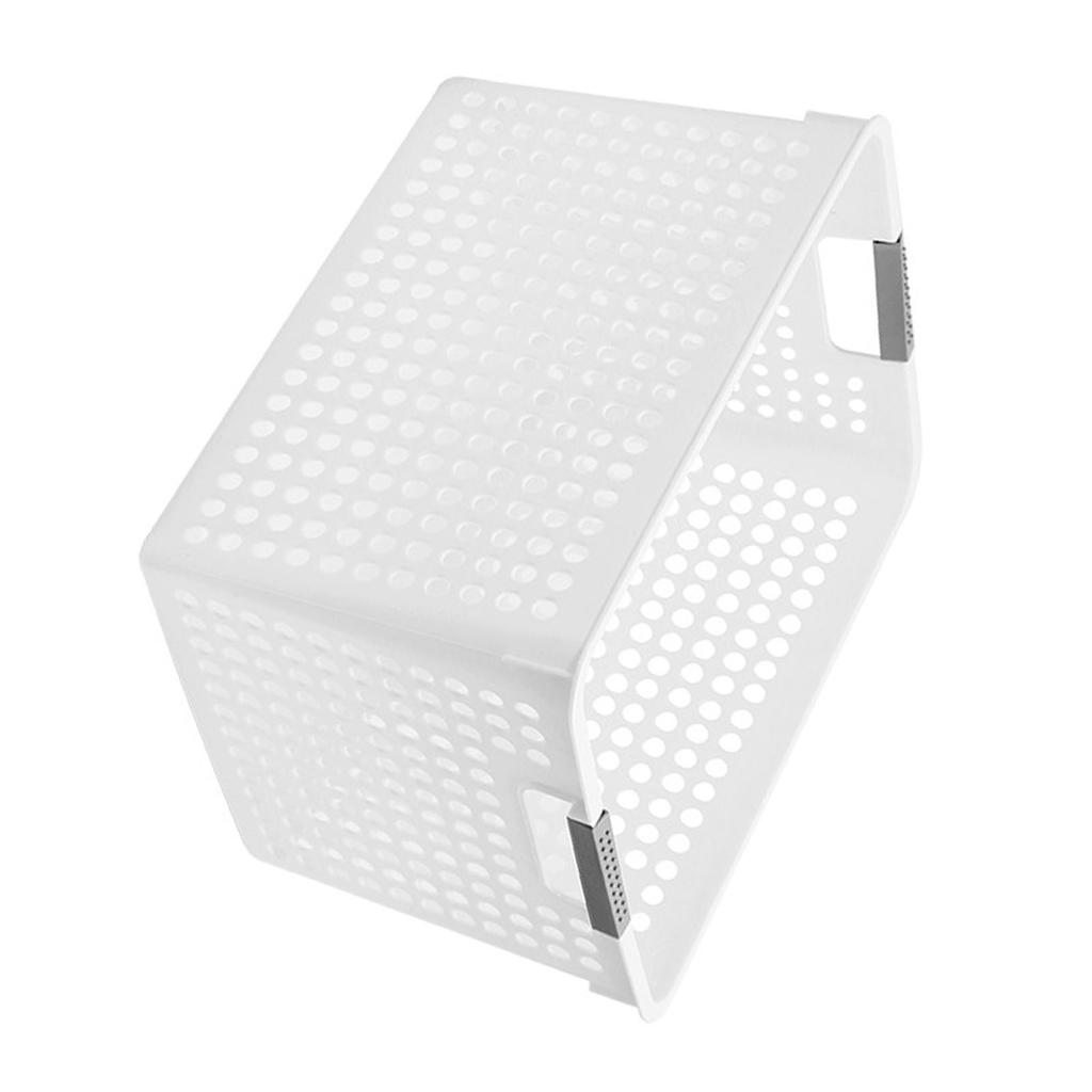 Storage Bin Plastic Basket Desktop Snack Toy Organizer Storage Box with Handle for Pantry Kitchen Bathroom Cabinet