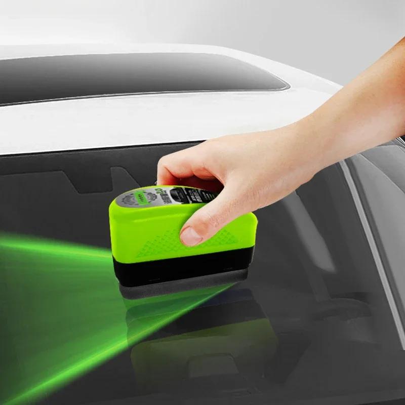 Autoglas-Ölfilmentferner, Autoglas-Schwamm-Reinigungsbürste, vorderer innerer Windschutzscheibenglas-Ölfilmreiniger zur Autoreinigung