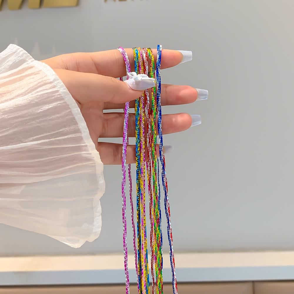 Rainbow Braided Headband & Hair Tie for Women and Children