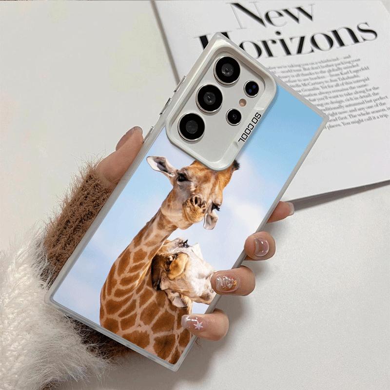 Giraffe Animal Pattern Shockproof Phone Case for Samsung Galaxy S26 Edge S25 Ultra S24 FE S23 Plus S21 Cover Anti Fall Fundas