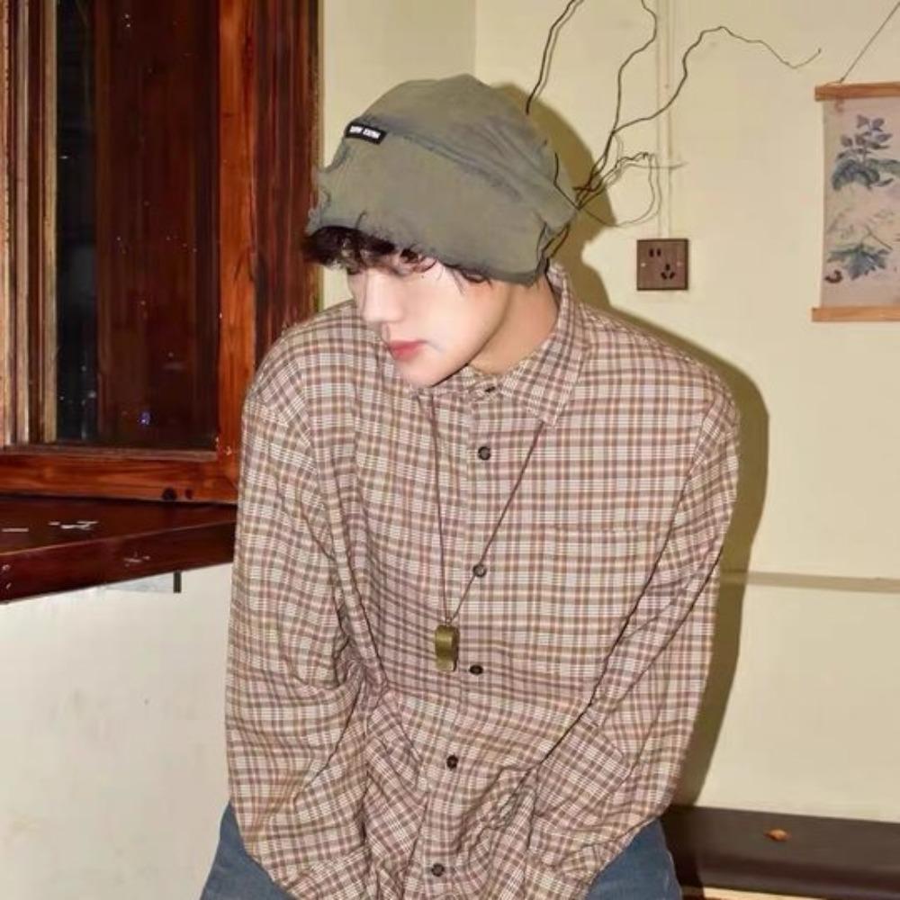Cotton Wasteland Pullover Cap Vintage Loose Beret Casual Washed Beanie  Unisex