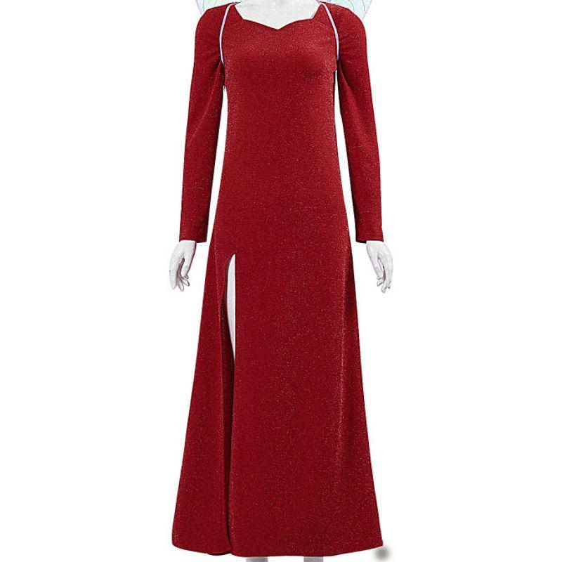 

Shrek Cosplay Costume Fairy Dress Long Dress Red Gown Long Dress Set Movie Character Performance Costume A964 Red Skirt M