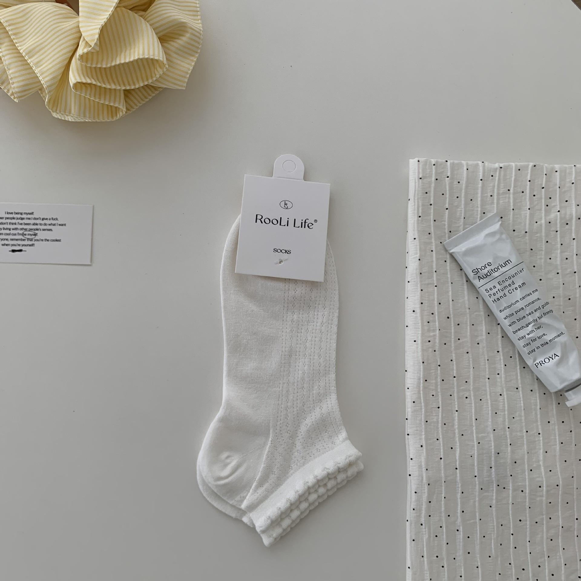 

Mulberry Silk Socks, Thin Summer Socks, Cool Summer Socks, Soft And Glutinous White Ballet-Style Short-Leg Socks One size fits all білий