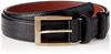 [Prairie Ginza] Genuine Leather Crocodile Embossed Belt NB20710 Men's Black Free Size (Waist Size Up To 95cm)