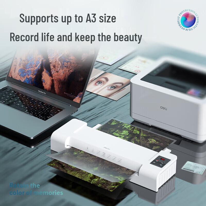 Deli A3/A4 Multifunction Laminator & Binding Machine CN plug (adapter included)