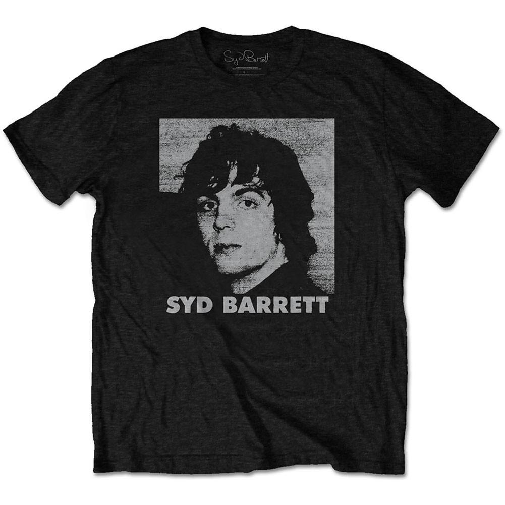 Men s Syd Barrett Headshot Slim Fit T-shirt Medium Black L