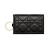 DIOR Lady Dior Lambskin Key Pouch Women's Black S0983ONMJ-M900