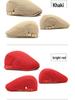 Summer Thin Mesh Beret: Breathable Duckbill Cap for Men & Women - Retro Korean Style Newsboy Sun Hat