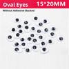 100pcs/bag Plastic Wiggling Moving Eyes 3D Kindergarten Handmade Dolls Eyes Dolls Activity Eyes