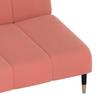 2 Seater Sofa Bed in Pink Velvet
