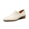 Fashion Retro Genuine Leather Luxury Pumps Round Toe High Heels Women'S Shoes Sexy Party High Heels 2025 New Pumps High Heels Women