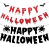 Halloween Party Decoration Happy Halloween Banner Bloody Butcher Knife Killer Tool Paper Garland for Horror Haunted House Decor