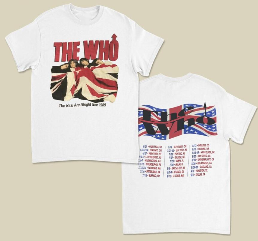 VTG 80s The Who Concert Tour Gift For Fan Unisex T-Shirt