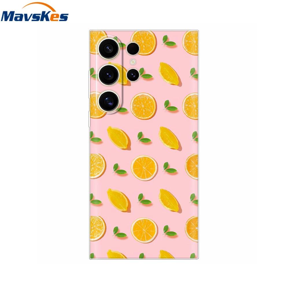 Case For Samsung S25 Ultra Cute Heart Flower Cover Soft Silicone Matte Protective Fundas For Samsung Galaxy S25+ S25 s 25 Shells