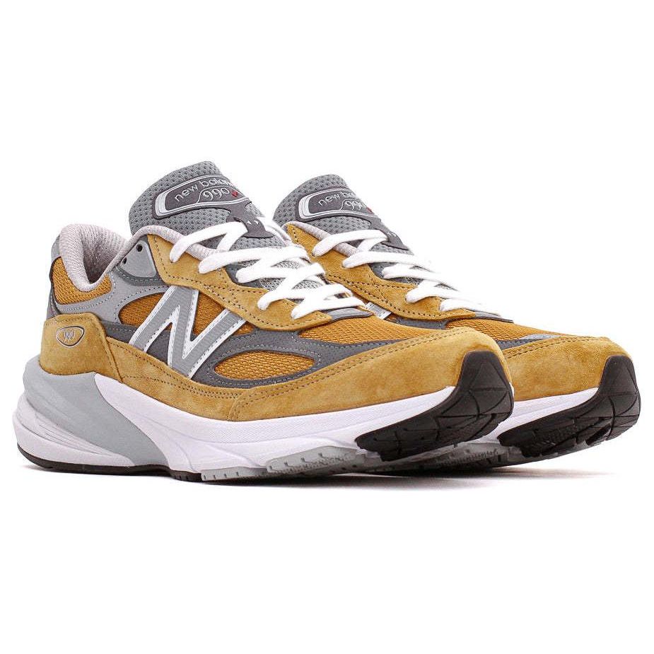 New Balance 990v6 Made In USA Workwear Unisex Sneakers Brown Grey U990TN6