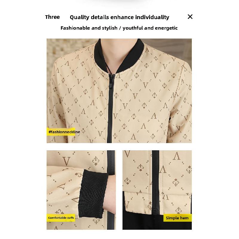 Men's Jacket Spring/Autumn 2026 New Slim Fit Short Casual Versatile Jacket