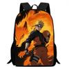 NARUTO Cartoon 15-inch Lightweight Backpack With Adjustable Shoulder Straps Kids Daily School Bag For Boys Girls Age 5-9