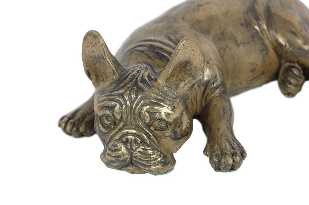 Französische Bulldogge, Frenchie V - Hundestatue, Figur fürs Büro, Trophäe für Hundeausstellung der Marke Art-Dog