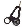 Sun Company MagniComp - CompassMagnifying Carabiner  Luminous Compass and Carabiner with Folding Magnifier One Size As Shown In the Picture