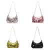 Acylic Small Clutch Bag With Sequins For Street Fashion And Daily Use