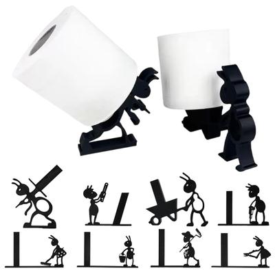 Ant Paper Roll Holder Cute Ant Shaped Toilet Roll Holder Tabletop Toilet Paper Holder Paper Dispenser for Home Bathroom Kitchen RV Decoration