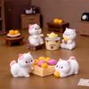 Cute Cat Figurines Miniatures Resin Crafts Kitten Statue Mini Cat Ornament  Bonsai Decor
