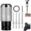 Hammer Drill Converters Impact Wrench Adapter with Leather Rings Pin Design Secure Connection Long Last Performances