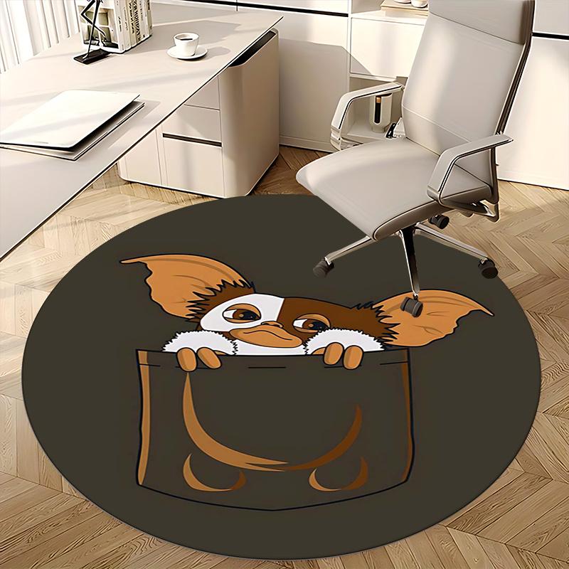 Gizmo,Pocket Monster Chair mat Round Rug Office carpet, Non slip, Suitable for Living Rooms, Bedrooms,Decor1205874a