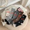Snow Stacking Socks Cartoon Thickened Warm Wool Socks Velvet Children Cute Cute Puppy College Style