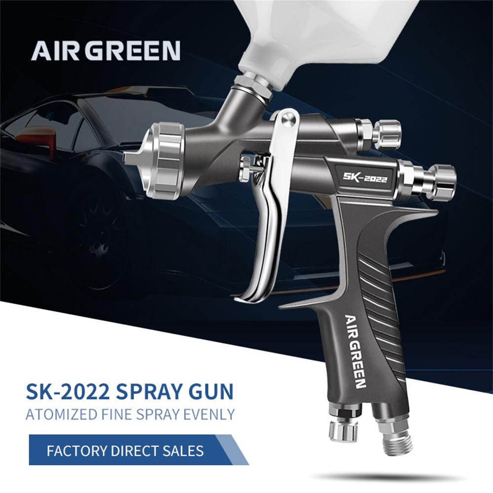 

HVLP Spray Painting Gun 1.3mm Nozzle Paint Gun Air Spray Gun Airbrush For Car