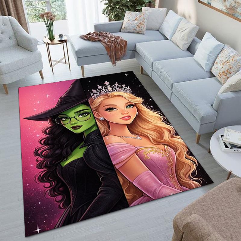 Witch Princess Print - Home Rug Office Carpet Room Rug Computer Chair Area Rug Holiday Gift
