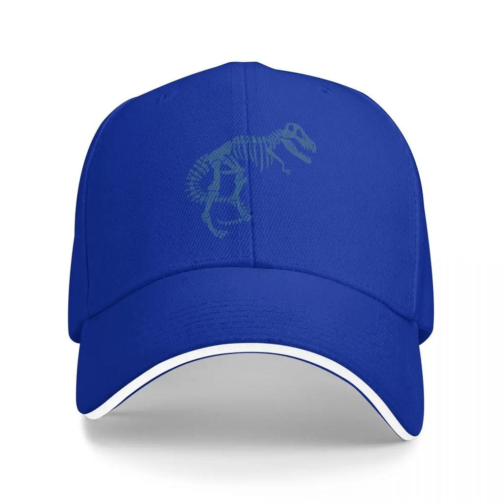 Excavated Dinosaur Fossils in Blue Baseball Cap Anime black Winter hat Christmas Hat Unisex Caps Women's